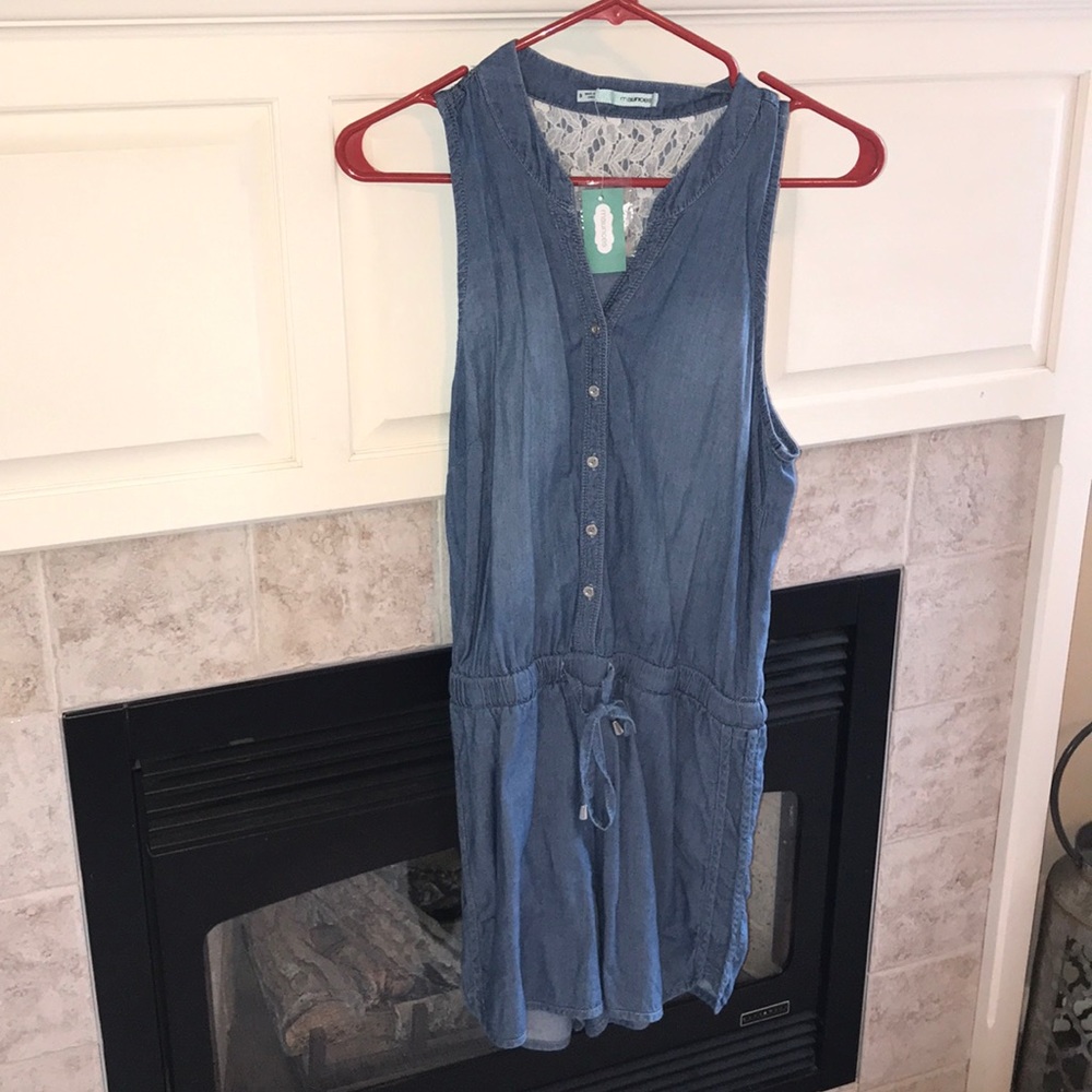 NWT Denim Romper
